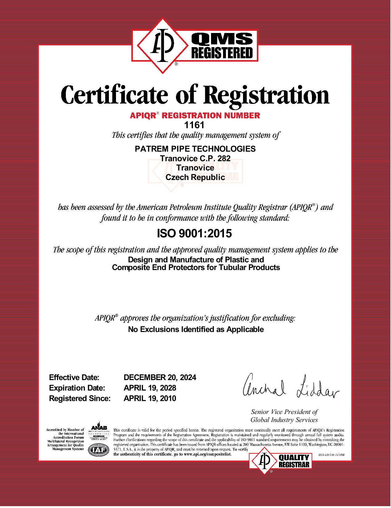 ISO 9001:2015