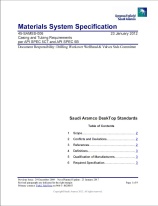 Saudi Aramco Specification